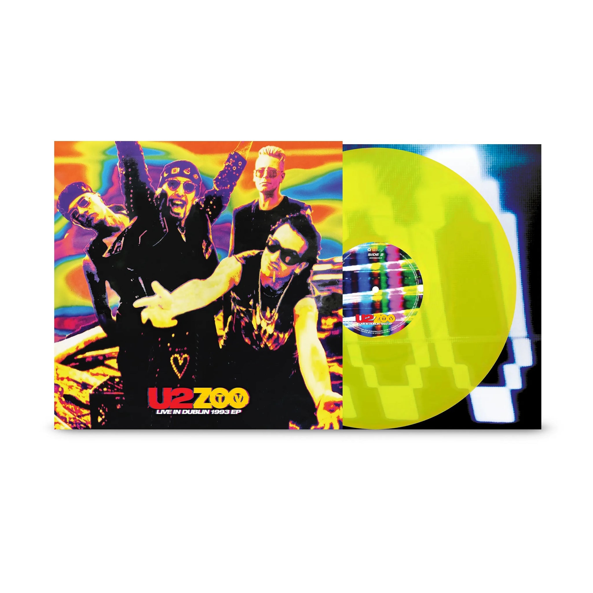 U2 - ZOO TV: Live in Dublin 1993 - New EP Record 2024 Island Neon Yellow Transparent Vinyl - Alternative Rock