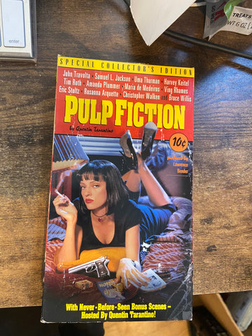 Pulp Fiction (1994) - Used VHS 1996 Collector's Edition Miramax Tape