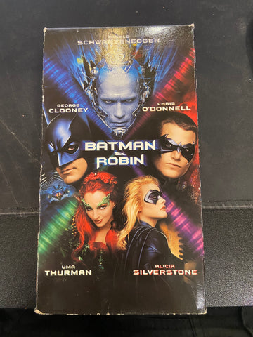 Batman & Robin (1997) - Used VHS 1997 Warner Brothers Tape