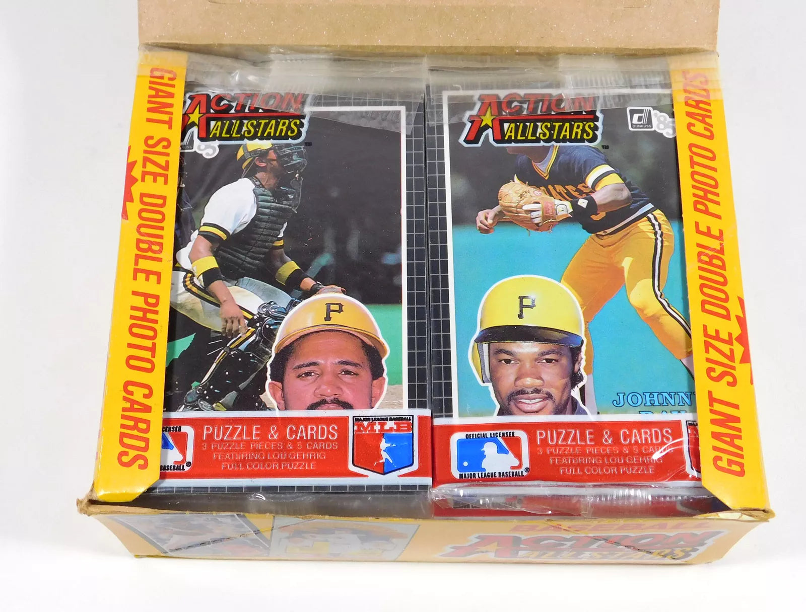 (1) One Pack - New Sealed 1985 DONRUSS Action All Stars MLB Baseball Trading BIG Card Pack - 5 Cards & 3 Puzzle Pieces