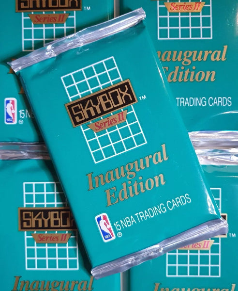 (1) One Pack - New Sealed Skybox 1990-1991 Series2 /  II NBA Basketball Trading Card Pack - 15 Cards