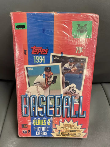 (1) One Pack - New Sealed 1994 TOPPS Series 2 MLB Baseball Trading Card Pack - 12 Cards