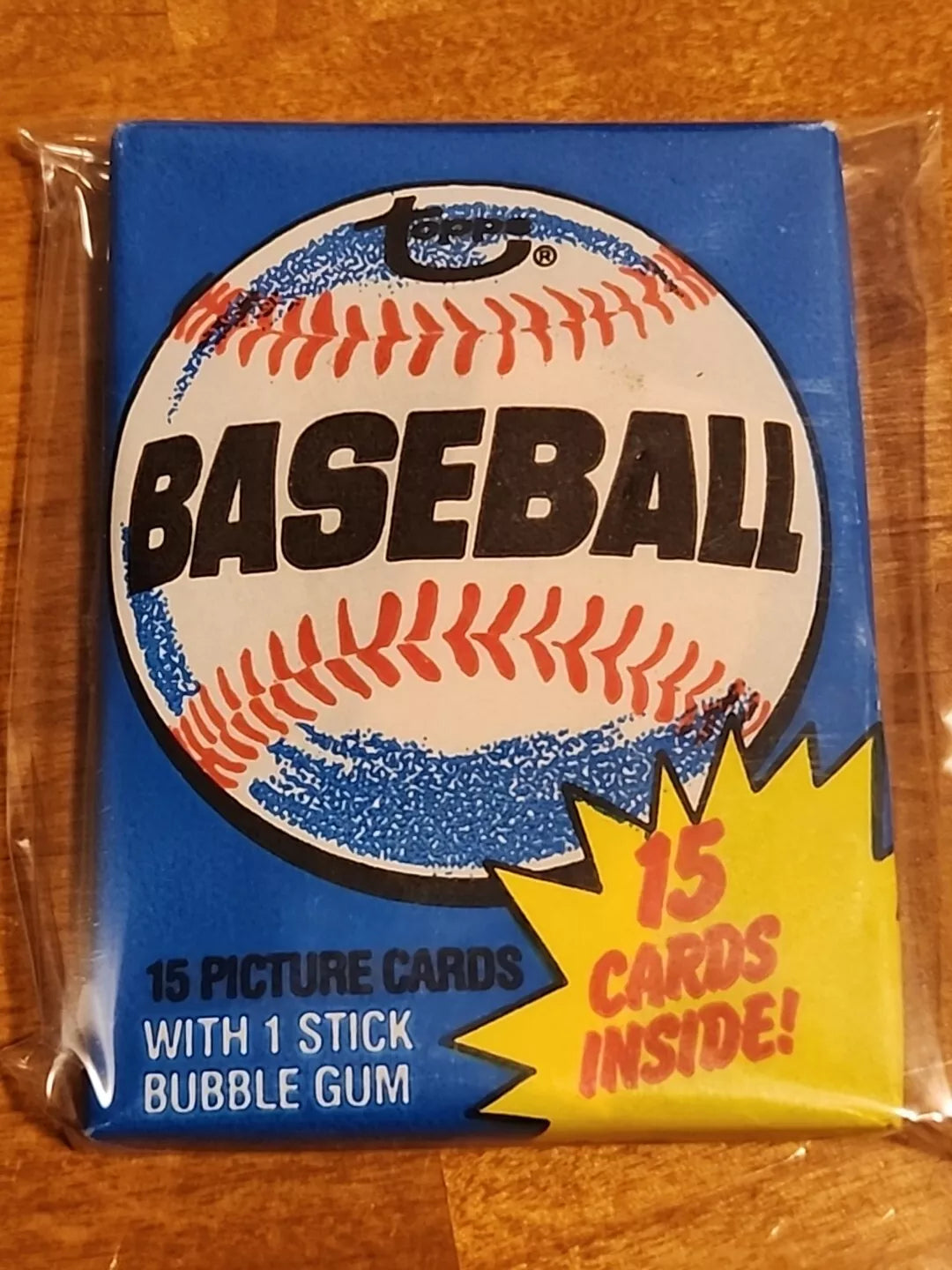 (1) One Pack - New Sealed Topps 1980 MLB Baseball Trading Card Pack - 15 Cards MEGA RARE