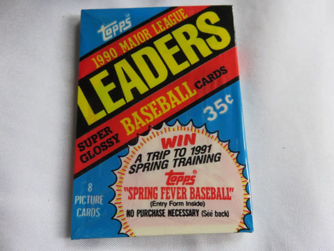 (1) One Pack - New Sealed 1990 TOPPS Mini MLB Baseball Trading Card Pack - 8 Cards