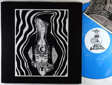 Hellbender - Cosmolux - Mint- LP record 2011 Otherness USA Blue/White Swirl Vinyl & Insert - Psychedelic Rock / Stoner Rock / Acid / Space / Doom Metal