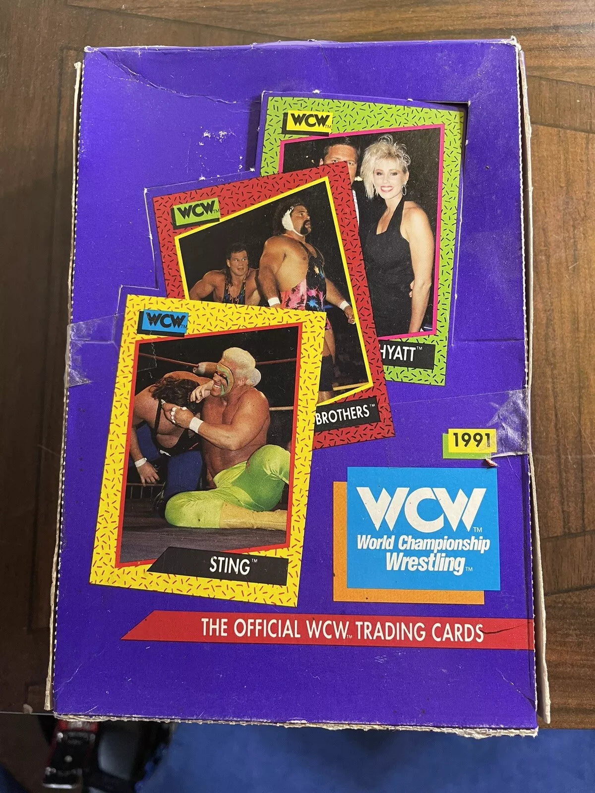 (1) One Pack - New Sealed 1991 WCW World Championship Wrestling Cards - 12 Cards