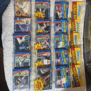 (1) One Pack - New Sealed DONRUSS 1991 MLB Baseball Trading Card RACK PACK - 45 Cards & 9 Puzzle Pieces