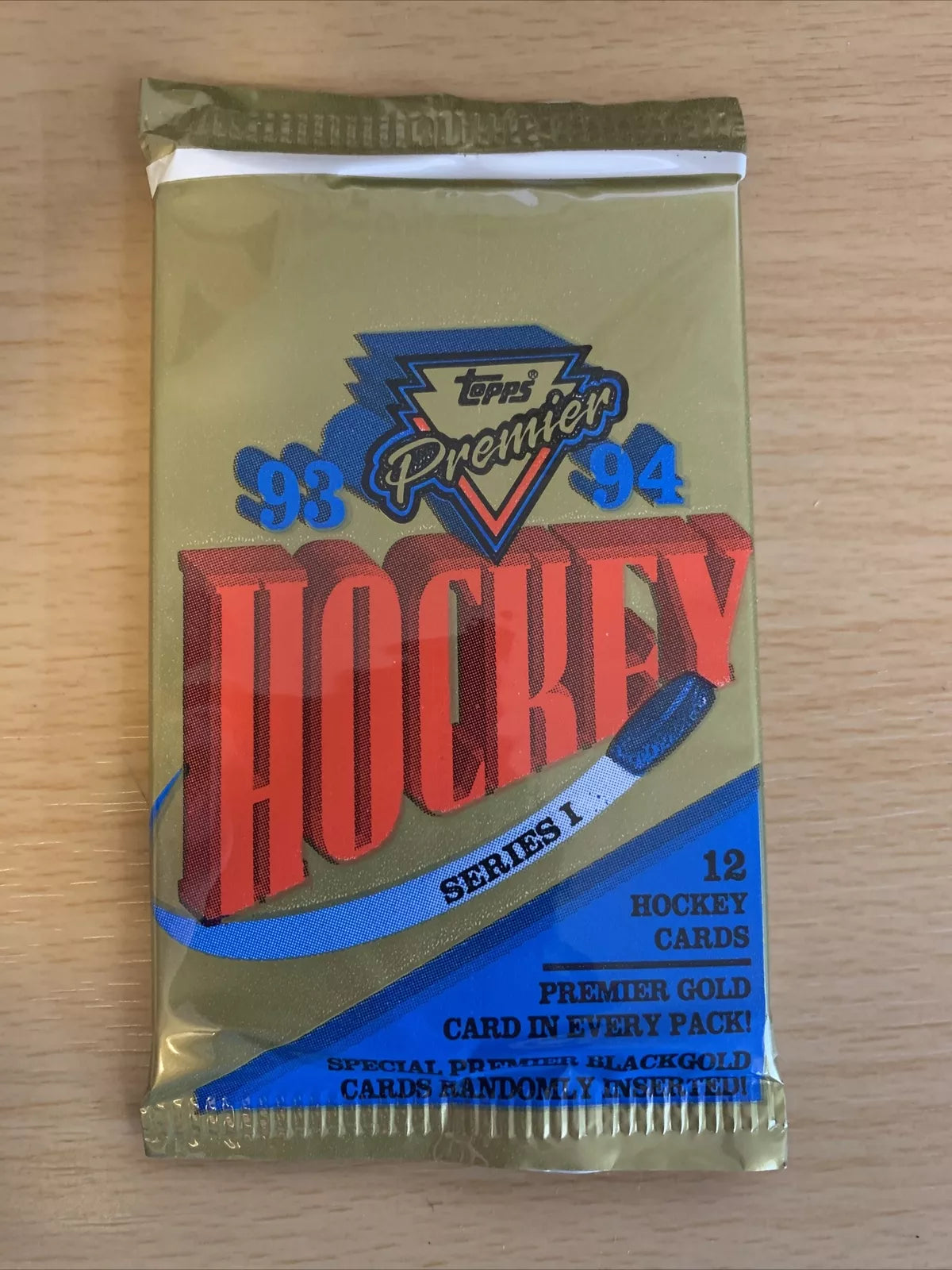 (1) One Pack - 1993-1994 Topps Premier Series 1/I Hockey NHL Trading Card - 12 Cards